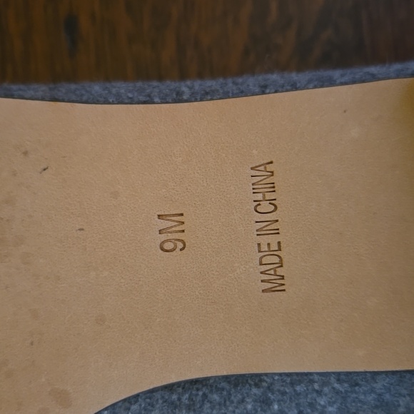 Talbots Gray Flannel Bejeweled Flats - Picture 9 of 13